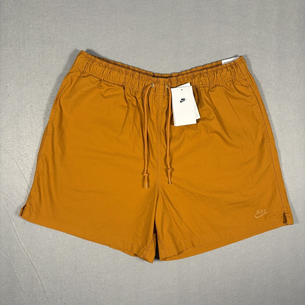 Nike Club Men's Flow Woven Shorts AboveKnee Cotton HJ1946-815 Monarch NWT Size L